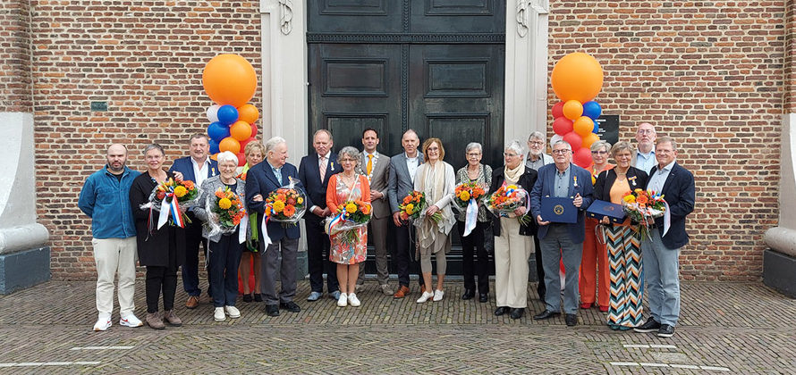 Voorzitter Reyer Roelofsen ontvangt koninklijke onderscheiding.